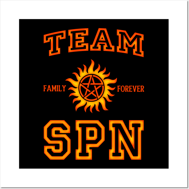 TEAM SPN 1 Wall Art by GreatSeries